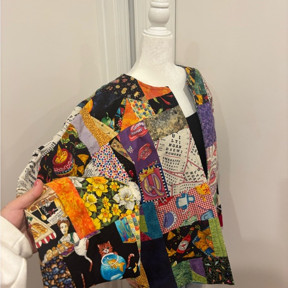 Colorful Handmade Patchwork Jacket - Picture 6 of 6